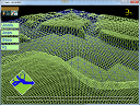 Terrain LOD on - wireframe
